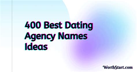 dating agency name ideas